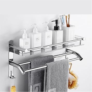 Toallero Toallero de acero inoxidable 304 de 2 niveles de ...