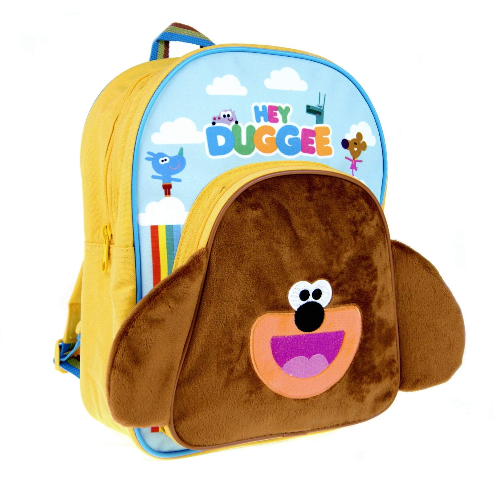 Hey Duggee Kids Plush 3D Backpack Boys Girls Nursery School Childrens Rucksack