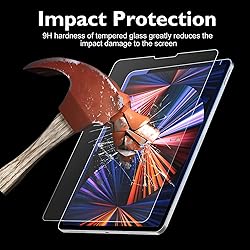 Esanik [2+2 Pack 9H Tempered Papered Glass Screen