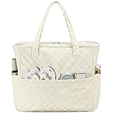 LEDAOU Large Beach Bag Women Waterproof Sandproof Zipper Beach Tote Pool Bag for Gym Grocery Travel with Wet Pocket | Waterproof, Sandproof, Zipper, Pool, Gym, Grocery