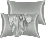 IR Imperial Rooms Grey Silky Cooling Pillow Cases 2 Pack 50x75cm view 8