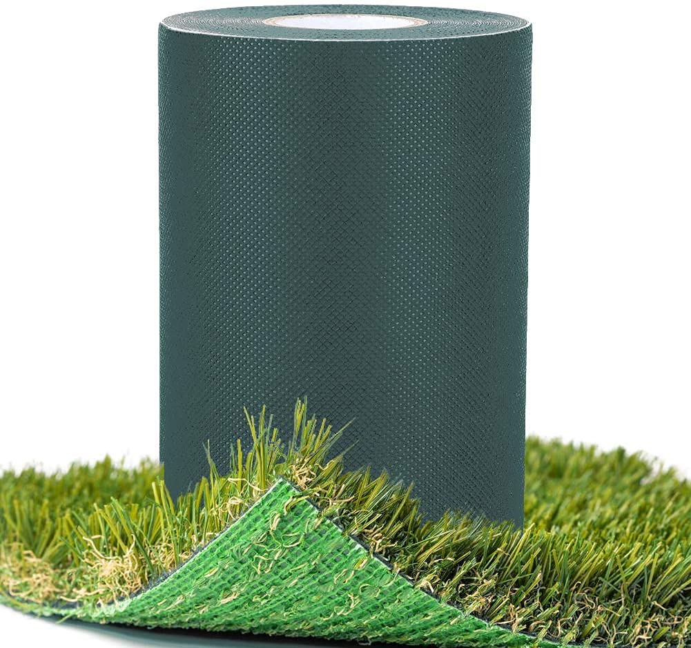 Rockyin Adhesive Tape For Artificial Grass - 15 * 1000cm Self Adhesive Bonding Tape Synthetic Turf Lawn Artificial Turf Outdoor Garden Carpet
