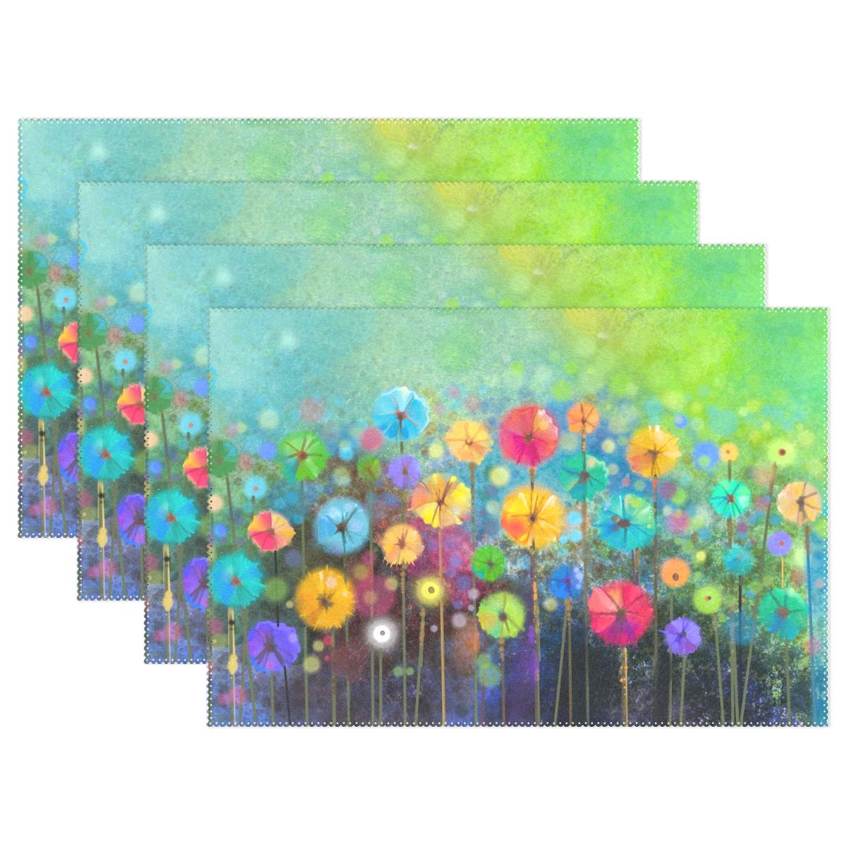 Best Table Mats Set Of 6 Flower
