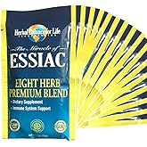 Organic Essiac Tea 8 Herb Blend, 16 Packs, 128 Servings - 16 Oz, with Sheep Sorrel Roots, More Potent 8-herb Essiac Tea Formula by Nurse Rene Caisse & Dr. Charles Brusch in 1950s by Herbal balance for Life