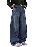 Men's Baggy Jeans Y2k Hip Hop Denim Pants Vintage