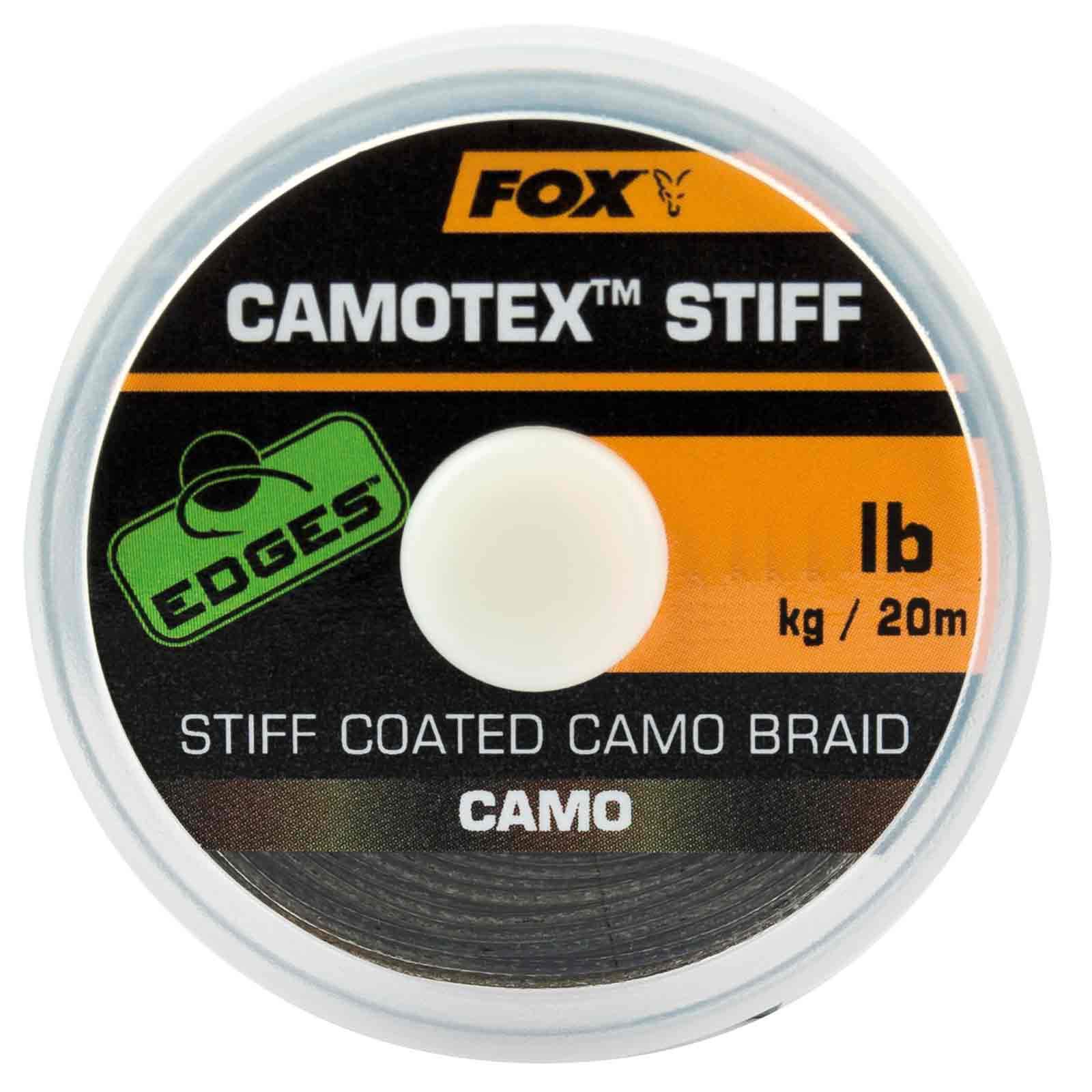 Hull Angling Centre Fox Camotex Stiff - 35lb CAC 740 Stiff Coated Camo Braid