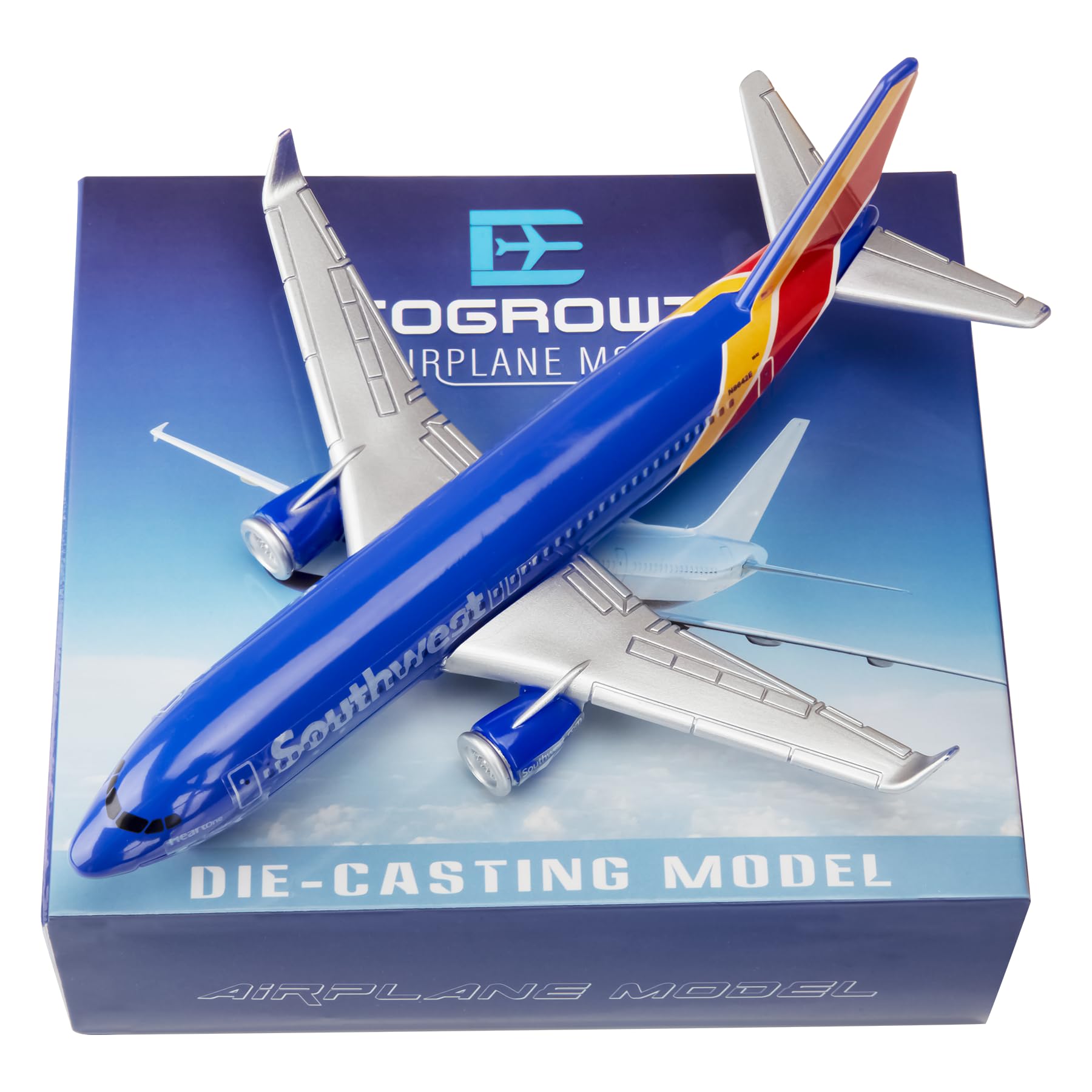 EcoGrowth Aircraft Model American Southwest Plane Model Airplane Plane for Collection & Gifts, Blue
