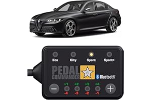 PEDAL COMMANDER for Alfa Romeo Giulia 2016-2025 Throttle Response Controller - Fits Base, Ti, Quadrifoglio, Turbocharged, Twin-Turbocharged (2.0L, 2.9L) Alfa Romeo Giulia Accessories
