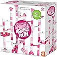 MindWare Pink Sparkle Marble Run Set with 103 Pieces