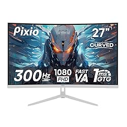 Pixio PXC279 Wave White 27 inch 300Hz Refresh Rate