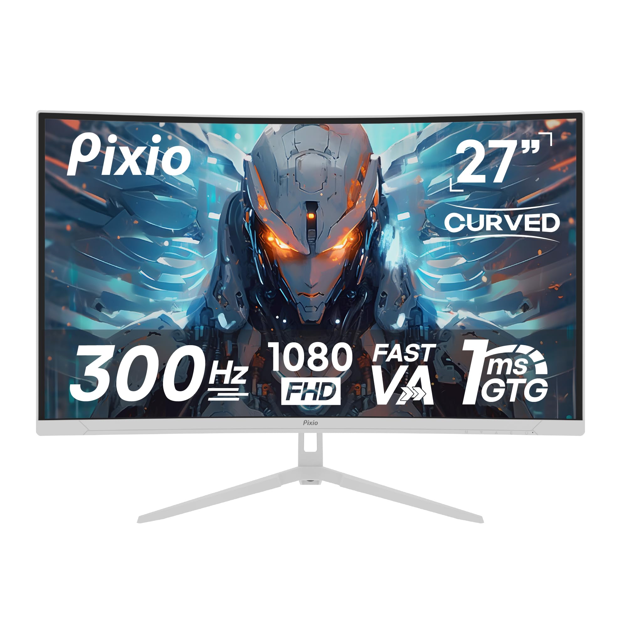 Pixio PXC279 Wave White 27 inch 300Hz Refresh Rate