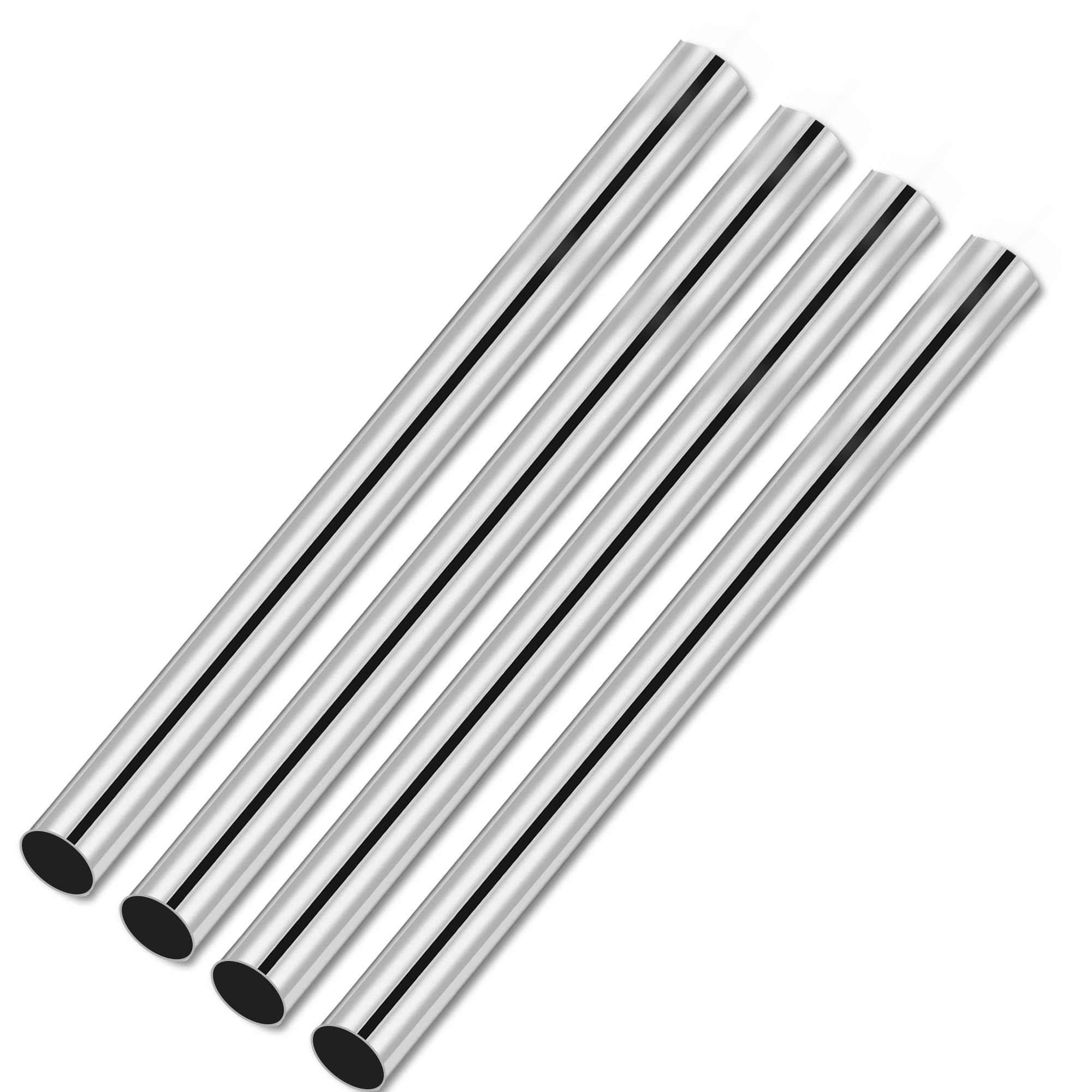 3 Inch Stainless Steel Exhaust Pipe 4 Pack, 40 Inch