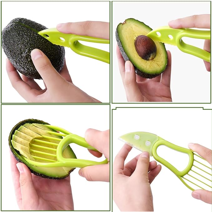 toplano cortador de aguacate & Aguacate Set 3 en 1 aguacate pitter ...