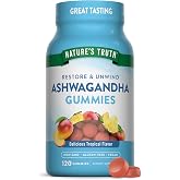 Nature's Truth Ashwagandha Gummies | 120 Count | Tropical Flavor | Vegan, Non-GMO &amp; Gluten Free Supplement