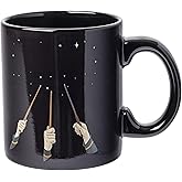 Silver Buffalo Harry Potter Wand Reveal Heat Reveal Ceramic Mug, 20 Ounces