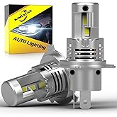 9003/H4 Light Bulbs Hi/Low 90000LM 1:1 Halogen Size,Plug and Play Pack Of 2