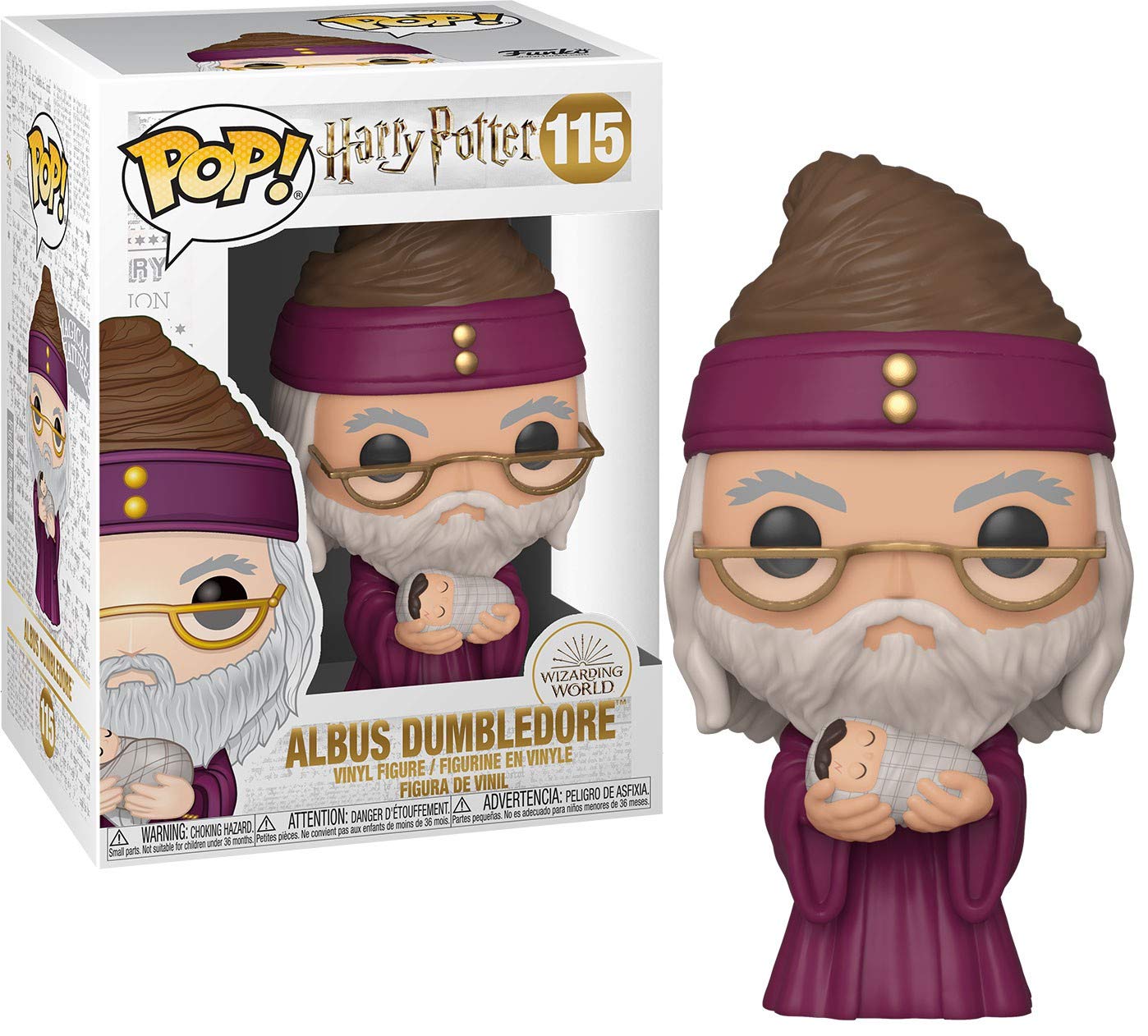 Funko POP! Potter-Albus Dumbledore With Baby Harry - Harry Potter - Collectable Vinyl Figure - Gift Idea - Official Merchandise - Toys for Kids & Adults - Movies Fans - Model Figure for Collectors