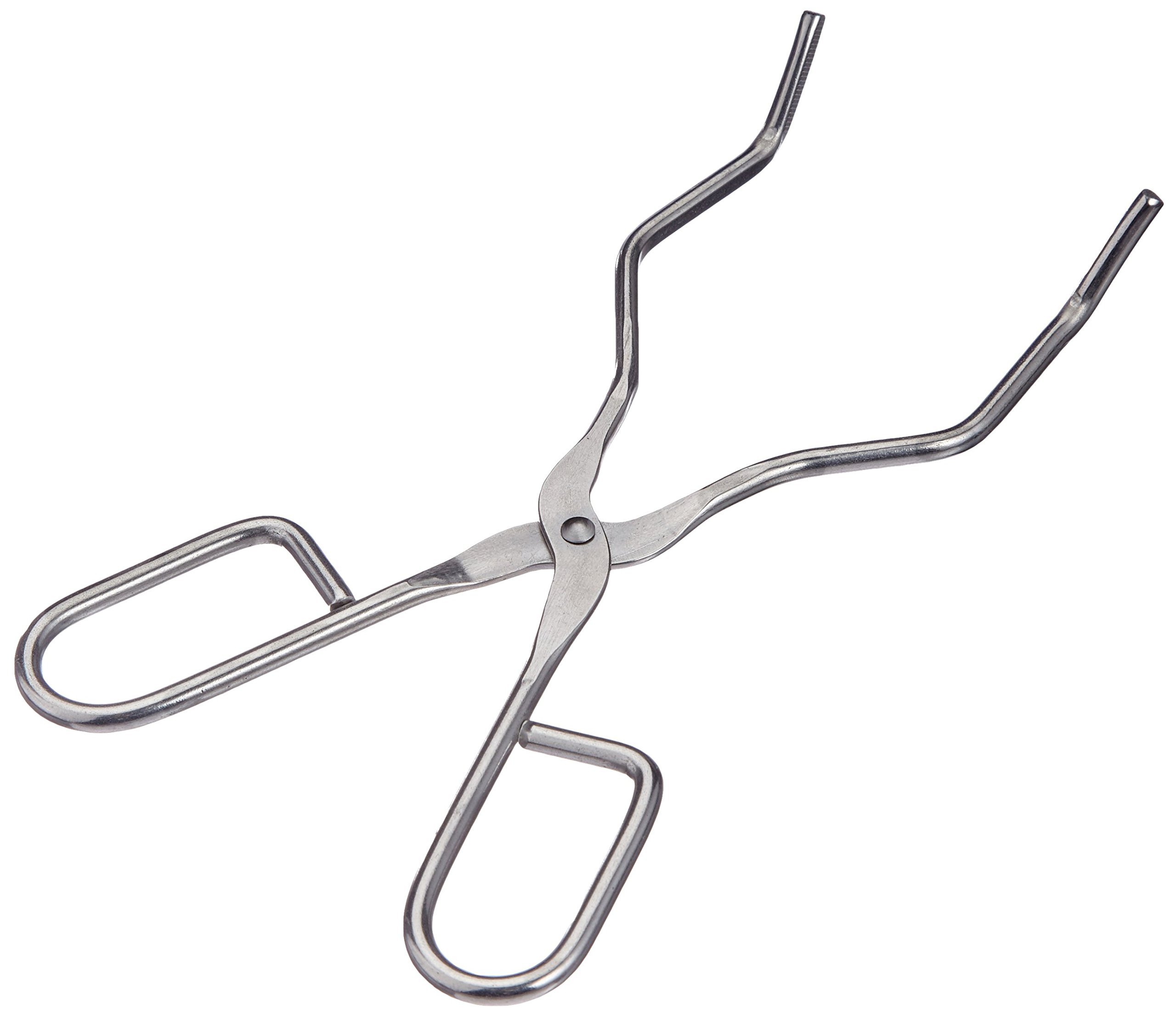 Neolab E-6975 Stainless Steel Crucible Tongs, 200 mm Long