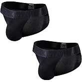 JOCKMAIL 2Pack/PCS Mens Briefs Underwear Breathable Mesh Low Waist Comfort Underwear Briefs Men Underpants