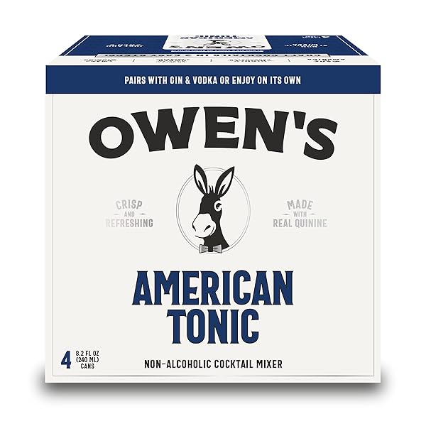 OWEN’S AMERICAN TONIC – 8.2OZ CANS (4 PACK)