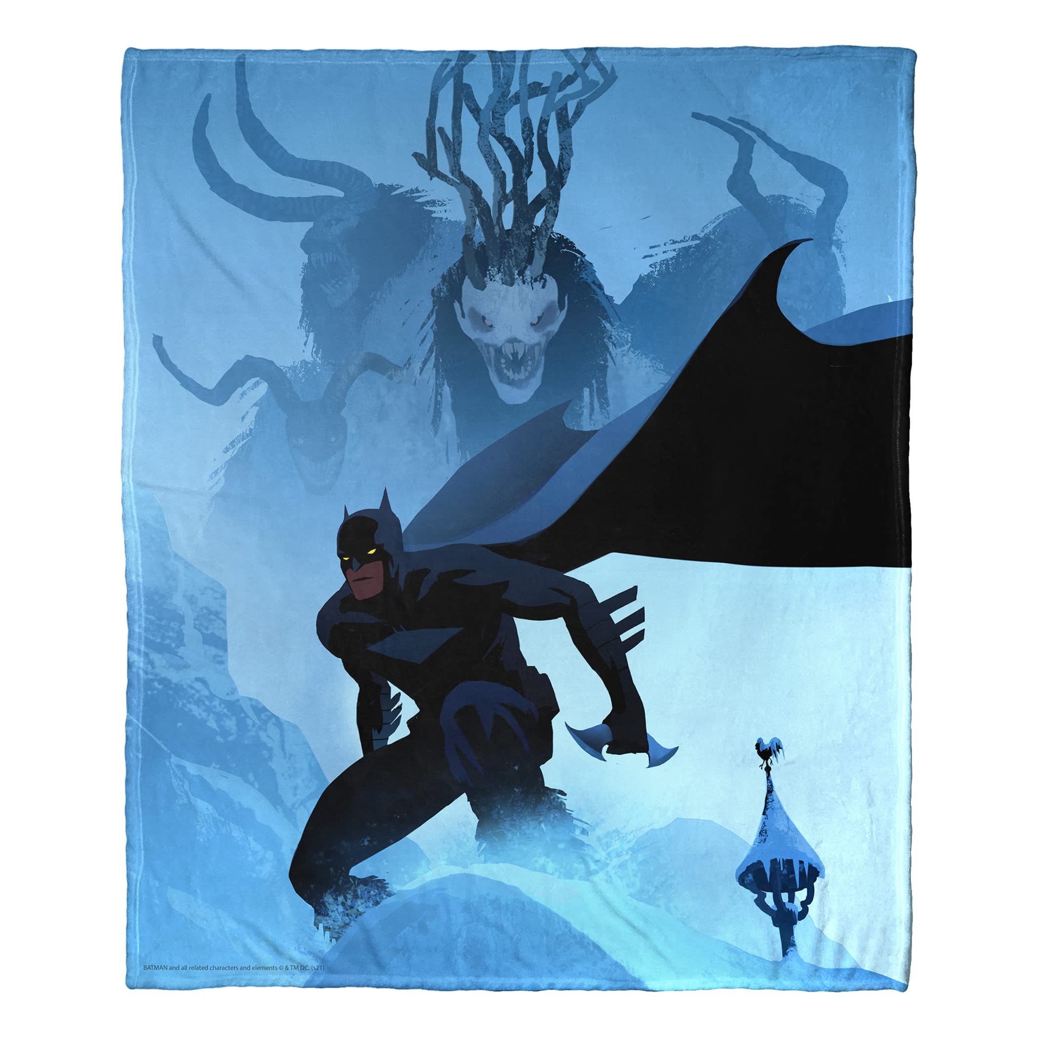 Northwest DC – Batman Silk Touch Throw Blanket, 50″ x 60″, Mountain of Madness
