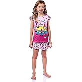 INTIMO Despicable Me Girls' Flower Bello! Minions Sleep Pajama Sleep Set Shorts (6-6x) Pink