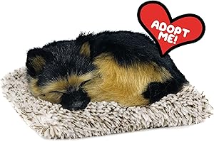 Perfect Petzzz Minis Baby German Shepherd, Realistic, Life-Like Stuffed Interactive Plush Toy, Electronic Pets, Companion Pet Puppy with 100% Handcrafted Synthetic Fur