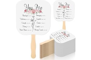 Sherr 50 Pcs Christian Fans Bulk Religious Church Handheld Fans The Lord's Prayer Parlor Gift for Church Services Products
