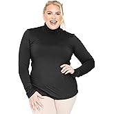 STRETCH IS COMFORT Women's Plus Size Long Sleeve and Sleeveless Turtleneck | XL - 7X
