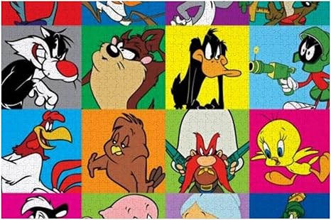 ルーニーテューンズ かわいい柄 1000ピース ジグソーパズル 木製パズルパズルゲーム 減圧 大人 6歳以上が適しています 50x75cm ジグソーパズル おもちゃ Amazon