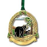 Beacon Design Black Bear Family Namedrop Ornament, 3-Inch, Multicolor