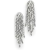 Deepa Gurnani Women's Deepa by Deepa Gurnani Morrigan Earrings, Silver, One Size