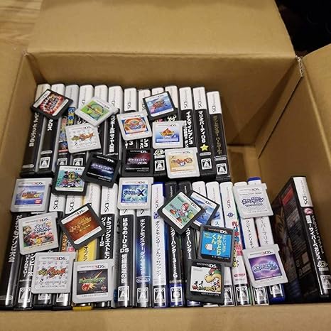 Amazon Co Jp 3ds Ds Ds Soft Bulk Pack Of 55 Pieces Total For Pokemon Smabra Mario Yo Kai Watch Kirby And Other Junks Hobby