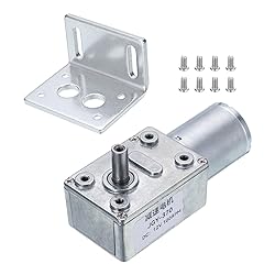 MECCANIXITY DC 12V High Torque Turbine Worm Geared