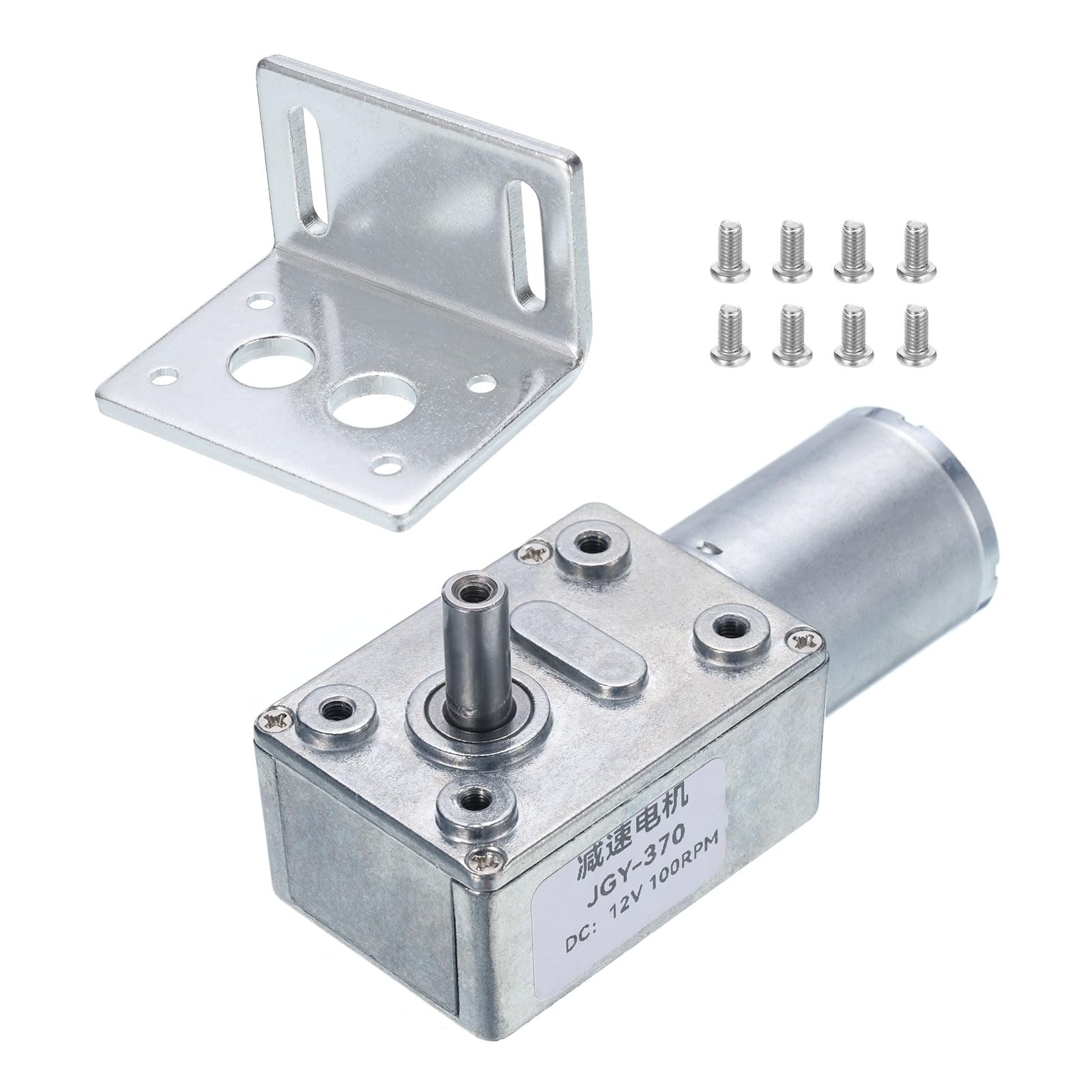 MECCANIXITY DC 12V High Torque Turbine Worm Geared