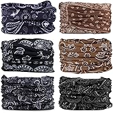 Neck Gaiter Mask Face Scarf Bandana Tube Cover Headwear Balaclava Headband Headwrap for Men and Women