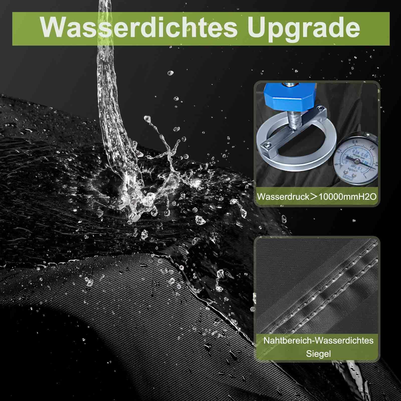 Ezilif Grillabdeckung Wetterfest 145x60x120cm Grill Abdeckung 420D Oxford-Gewebe Wasserdicht Reißfest, Schutz Grill vor Rost und Schimmel, Grill Abdeckhaube für Weber/Enders/Char Broil/Napoleon/Rösle 5