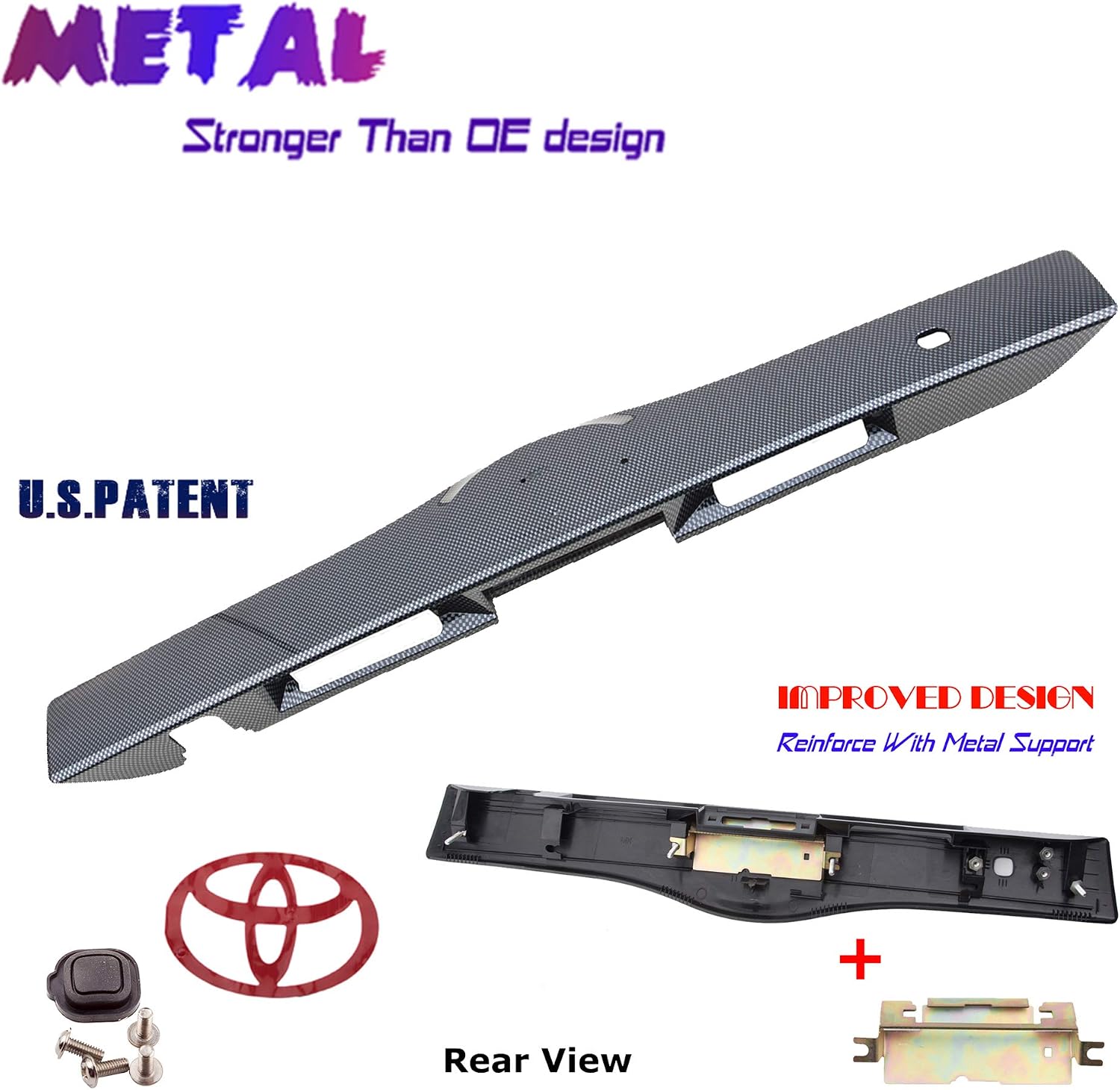 Exterior Tailgate For 2004-09 Toyota Prius Liftgate Handle