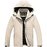CorBuyit Lightweight Waterproof Jackets with Detachable Hood for Men