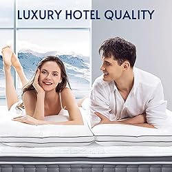 Soft Bed Pillows for Sleeping Set of 2, Stomach or