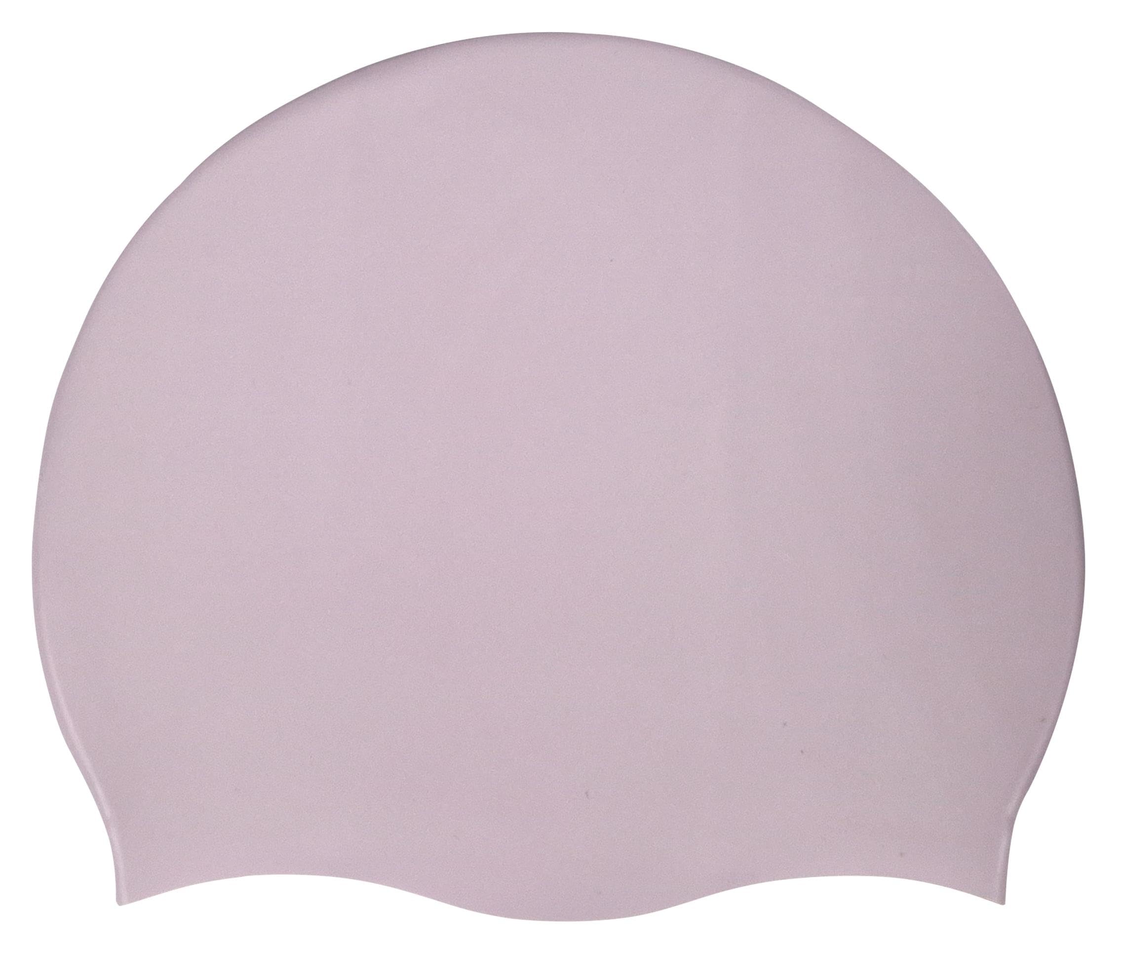 Blue Reef Stretchy Silicone Unisex Women Men One Piece Swimming Hat Swim Cap Plain Unbranded Fluo Dark Pastel Colours One Size Adults 8+ Years Easy Pull On Swim Hat (Lilac)