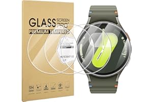 Suoman 4-Pack Screen Protector for Samsung Galaxy Watch 7 44MM, [Perfectly Fit] 9H Hardness Ultra-thin HD Clear Anti-Scratch 