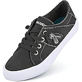 JENN ARDOR Women's Canvas Sneakers Rubber Sole Fashion Shoes Canvas Upper Low Top Lace Up Casual Walking Running Shoes Sop 5
