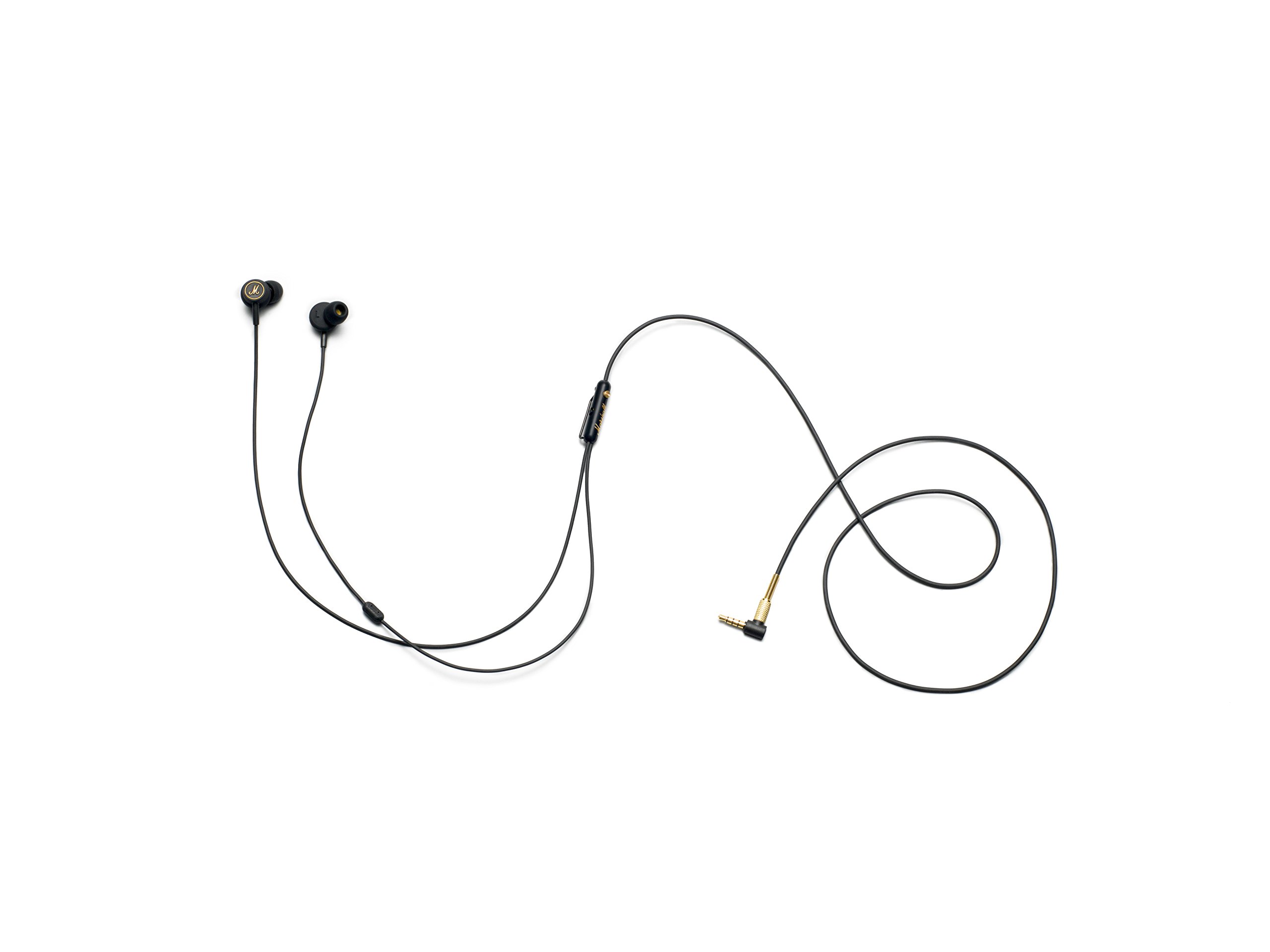 Marshall Mode EQ Wired in-Ear Headphones - Black and Brass