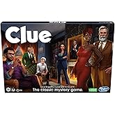 Clue Board Game for Ages 8 and Up, Reimagined Clue Game for 2-6 Players, Mystery, Detective, Family Games for Kids and Adults
