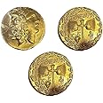 JSBWSFA 3PCS Ancient Greek and Roman Coins, Creative Replica Coins, Coin Collectibles, Commemorative Coin, Ancient Greek Mythology Coin, Art Coin Collection