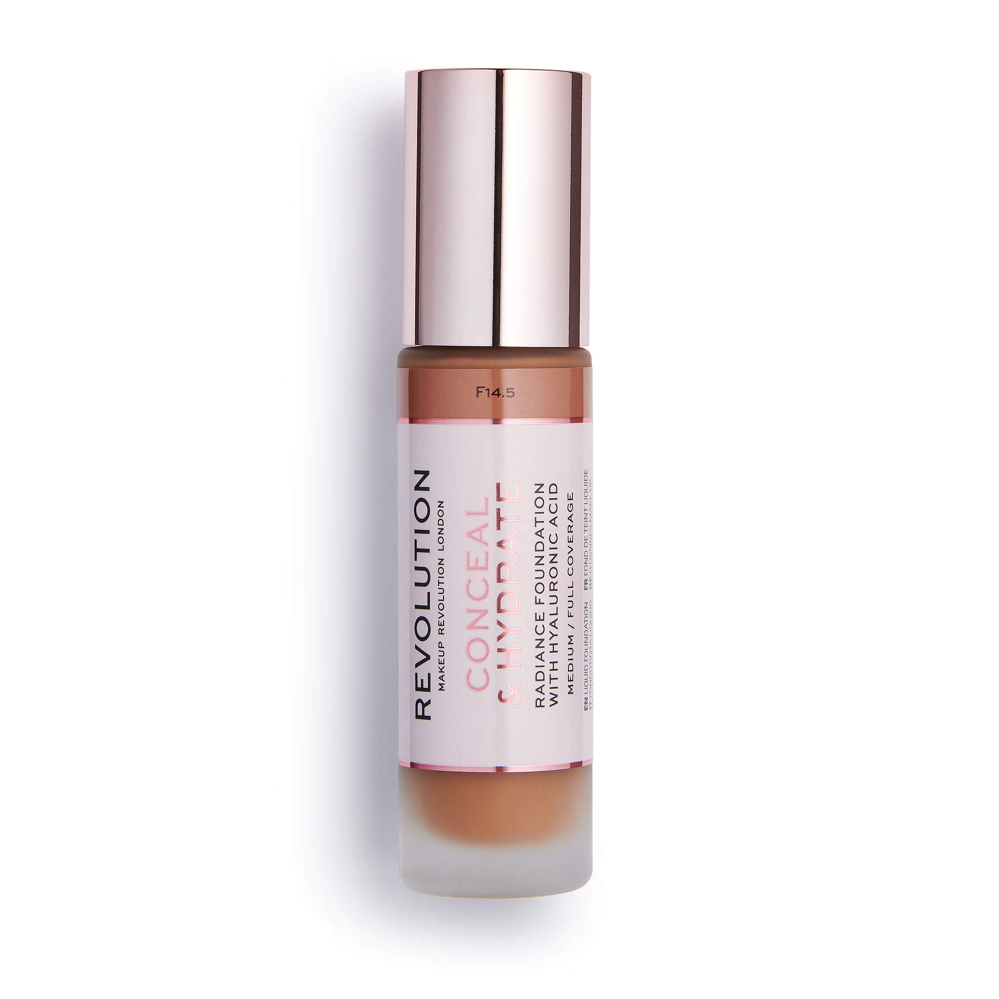 Revolution Beauty London, Conceal and Hydrate, Foundation, F14.5, 23ml