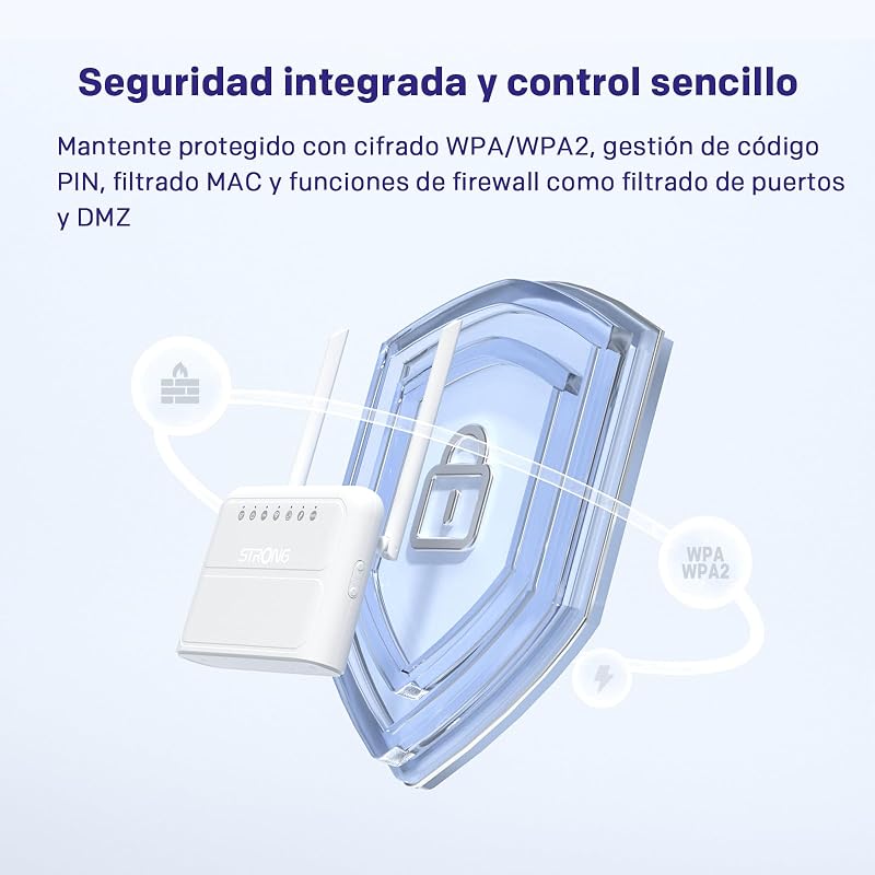 Router WiFi 4G N300 Mbps com SIM, Rede 4G Cat4 LTE, Antenas Externas Fixas, Portas WAN/LAN de 100 Mbps, Router com Cartão SIM, Plug and Play, Rede Segura (4GROUTER360)