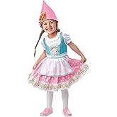 Fun Costumes Pink Pastel Garden Gnome Girl's Toddler Costume | Storybook Costumes | Comfortable For Extended Wear