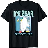 We Bare Bears Ice Bear is Cool Funny Fridge Cartoon T-Shirt